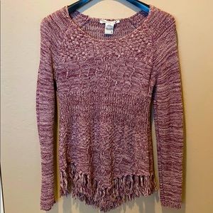 Cozy maroon American Rag long sleeves top.